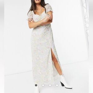 ASOS Vero Moda Angeline Floral Maxi Dress SZ L